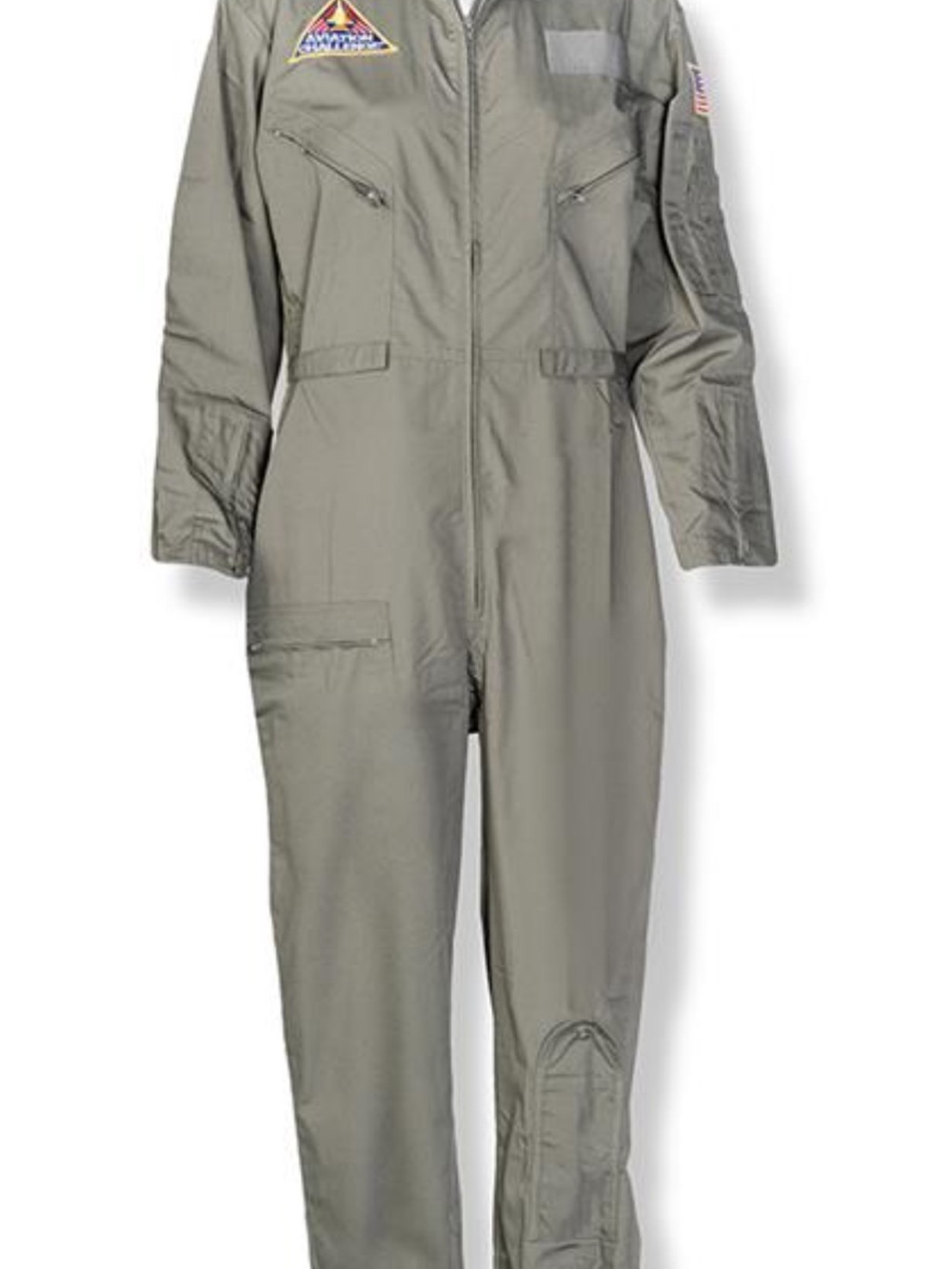 Kids Olive Green Flight-Style One-Piece Bodysuit
